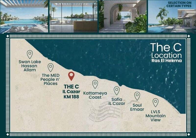 قرية ذا سي رأس الحكمة2026- The C Ras El Hekma