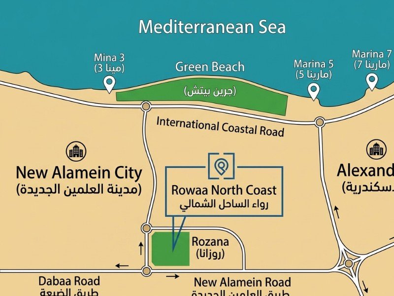 قرية رواء الساحل الشمالي |Rowaa North Coast 2026